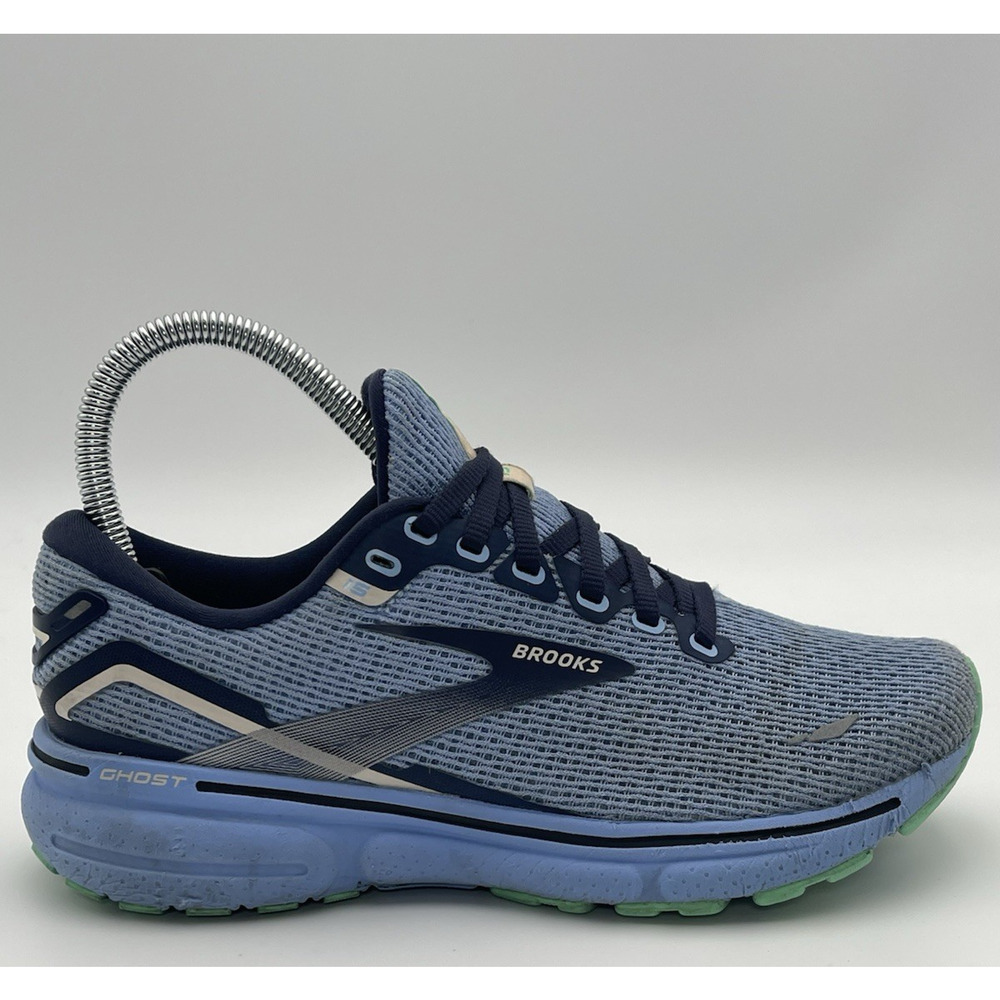 Brooks Ghost 15 Womens Size 6 Blue Road Athletic Running Shoes 1203801B472